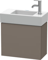 DURAVIT L-Cube Waschtischunterbau 480 mm betongrau matt, wandhängend, 1 Tür rechts