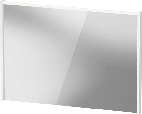 DURAVIT D-Code 2.0 Spiegel 1000x700 mm mit LED-Beleuchtung, Weiß Matt – Wandhängend, IP44