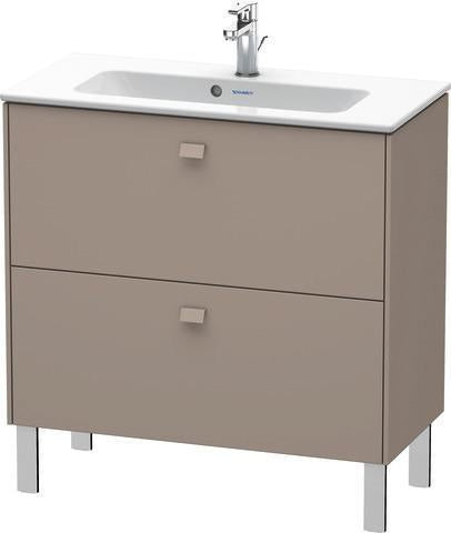Duravit Waschtischunterbau Brioso Compact 683 mm betongrau matt mit 2 Auszügen