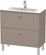 Duravit Waschtischunterbau Brioso Compact 683 mm betongrau matt mit 2 Auszügen