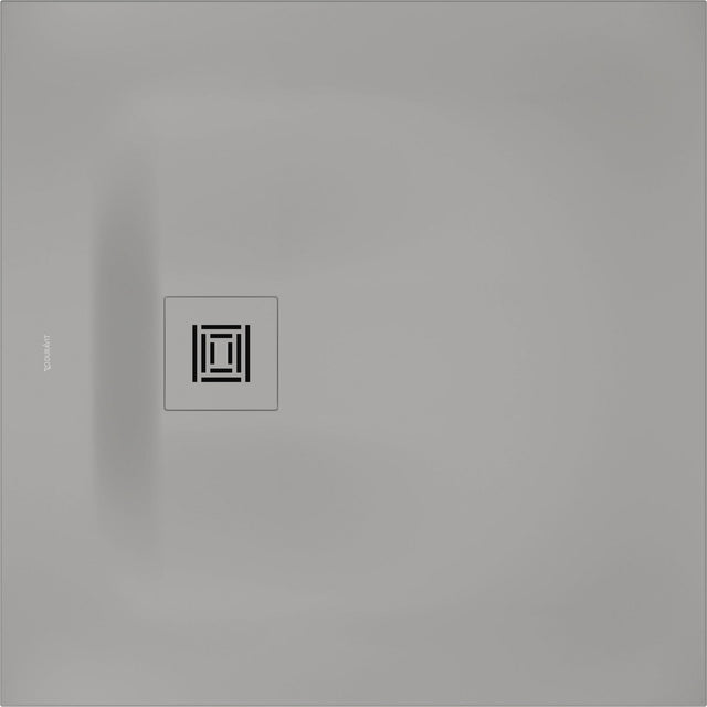DURAVIT Sustano Duschwanne 800x800x30 mm Mineralguss hellgrau matt – bodenbündig & halbeinbau