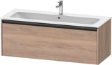 DURAVIT Ketho.2 Waschtischunterbau 1210 mm Eiche Terra Matt mit einem Auszug