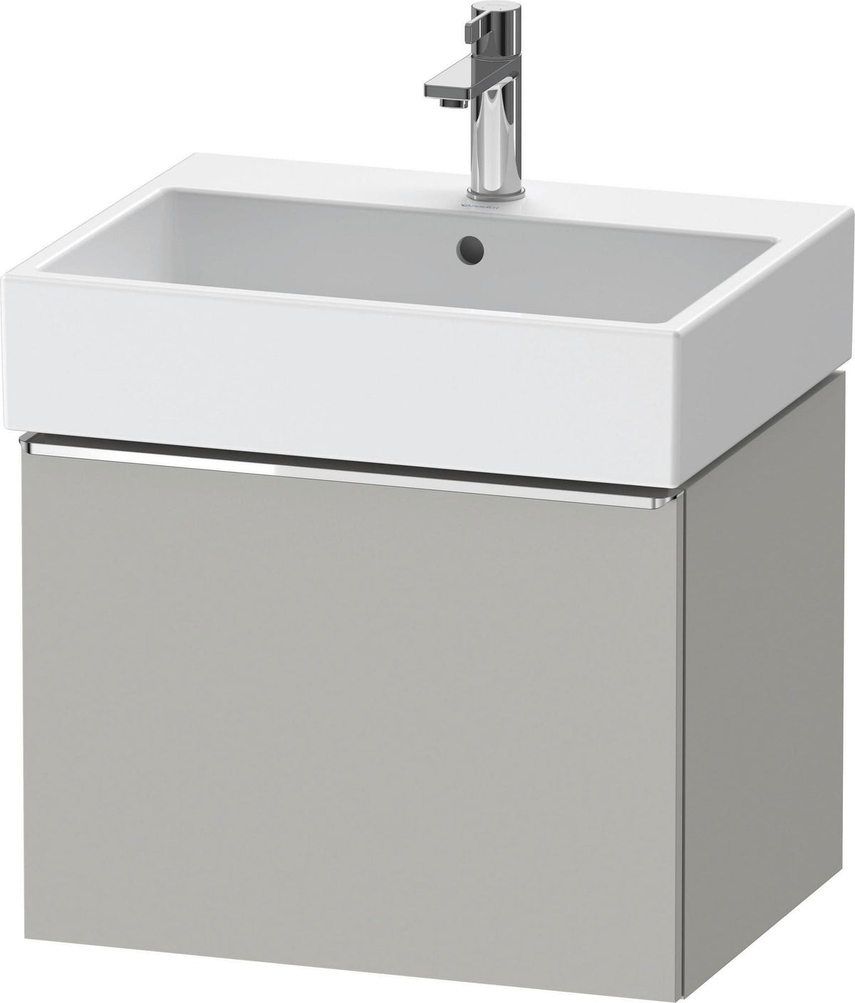 DURAVIT D-Neo Waschtischunterbau 584 mm wandhängend mit 1 Auszug, Griff Bronze, Weiß Matt