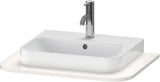 Duravit Konsole Happy D.2+ 650x480mm Weiß Hochglanz mit 1 Ausschnitt