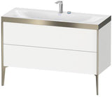 Duravit Möbelwaschtischset XVIU 1200x480mm Chaos mit Unterbau und Raumsparsiphon