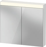 DURAVIT Spiegelschrank BETTER mit LED-Beleuchtung, 760 mm, Anschlag links, Front- und Innenspiegel