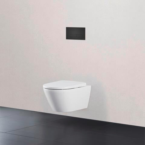 DURAVIT DuraSystem Betätigungsplatte Beta 100 Dual Flush Aufgesetzt Schwarz Matt