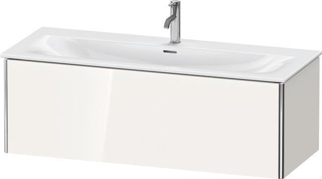 Duravit XSquare Waschtischunterbau 1210 mm für Viu 234412 – Wandhängend, Taubenblau Seidenmatt