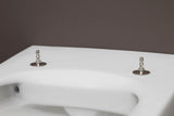 DURAVIT Wand-WC ME by Starck 570 mm spülrandlos mit WonderGliss Weiß