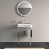 DURAVIT Möbelwaschtisch Happy D.2 600 mm mit Überlauf, 1 Hahnloch, weiß