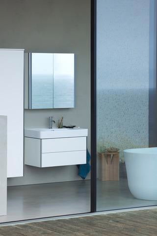 Duravit Hochschrank XSquare wandhängend, 1 Tür rechts, 1776x500x356 mm, Weiß Hochglanz
