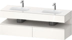 weiß / QA EWT m.Kon-WTU,1600x550x600mm,WPl:2 Ni-Bel,Weiß Hochglanz,Ni:Weiß Superm,De