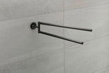 DURAVIT Starck T Handtuchhalter, 2-armig, schwenkbar, Chrom, 50x46,5x80 mm