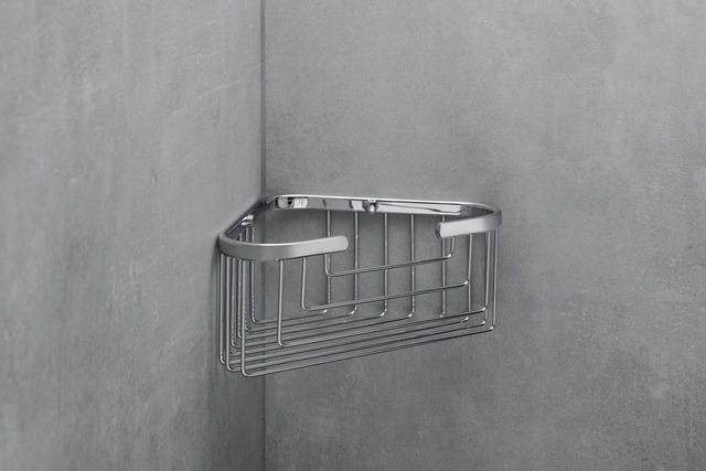 DURAVIT Duschkorb Karree 175x175x88 mm Chrom – Wandmontage