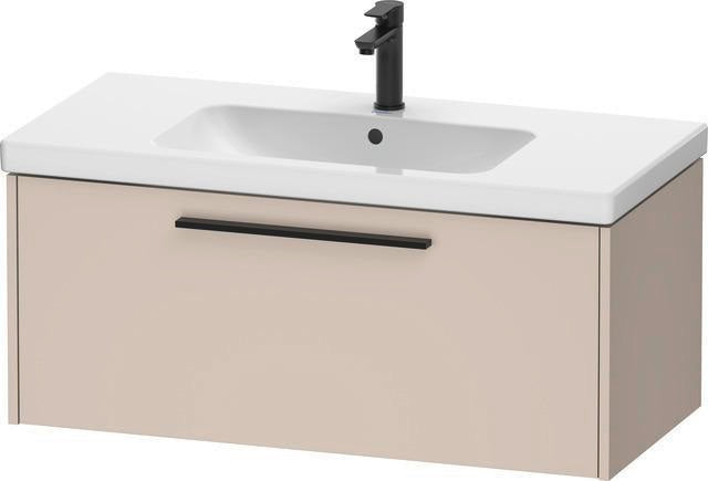 DURAVIT D-Code 2.0 Waschtischunterbau wandhängend 984 mm Weiß Hochglanz mit Auszug und Soft-Close