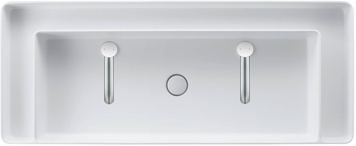 DURAVIT White Tulip Einhebel-Waschtischmischer L Chrom ohne Zugstange, 140 mm Ausladung