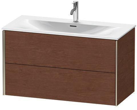 Duravit Waschtischunterbau XVIU 1010x557x480mm 2 Schubladen Programm Charisma taupe seidig-matt