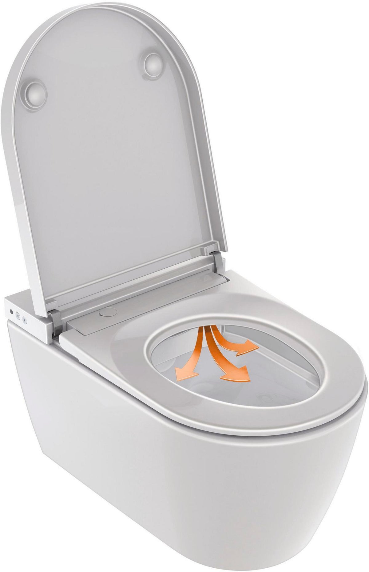 DURAVIT SensoWash Starck f Kompakt-Dusch-WC mit Sitzheizung, Warmluftfön und HygieneGlaze