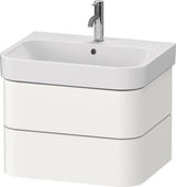 Duravit Waschtischunterbau Happy D.2 Plus 625 mm taupe supermatt mit Tip-On-Technik