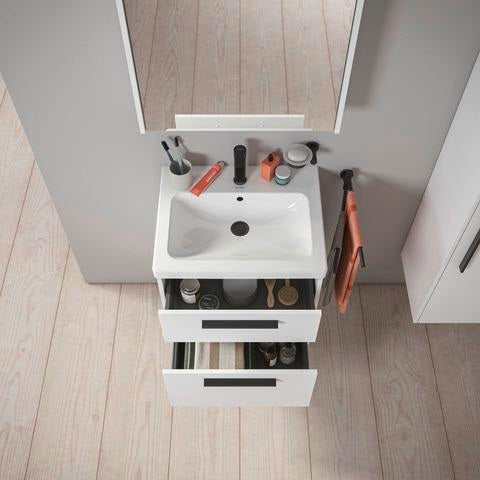 DURAVIT D-Code 2.0 Waschtischunterbau wandhängend 584 mm mit Soft-Close