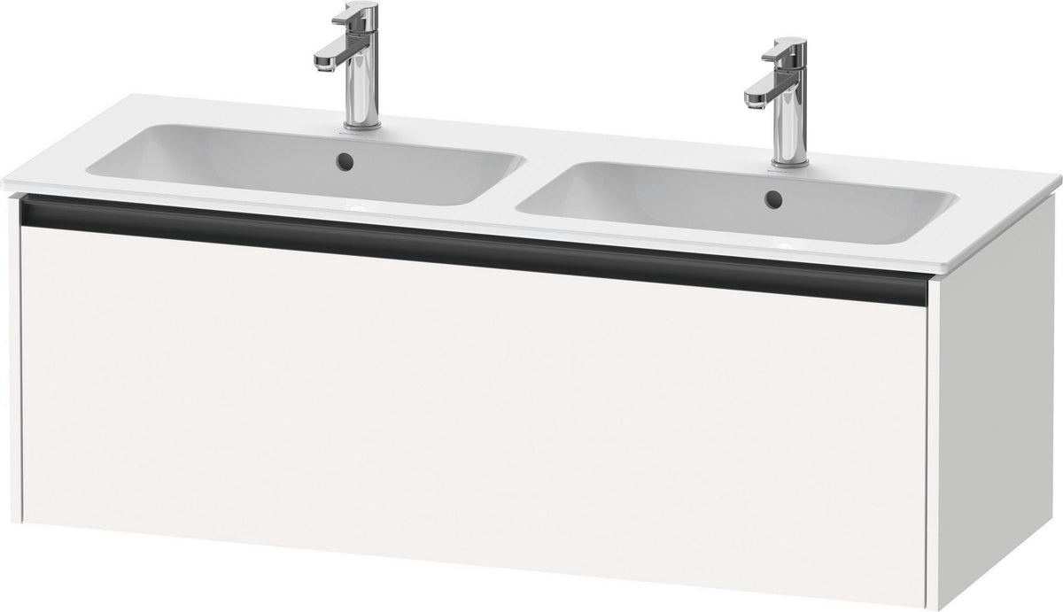 Duravit Waschtischunterbau Ketho.2 wandhängend 1280 mm betongrau matt mit 1 Auszug