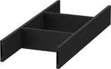 DURAVIT Inneneinteilung Universal 100x371x16 mm in Diamantschwarz für Badmöbel-Schubladen