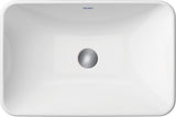 Duravit D-Neo Aufsatzbecken 400x400mm Weiß mit HygieneGlaze – Quadratisches Design