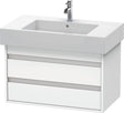 Duravit Ketho Waschtischunterbau wandhängend 800 mm, 2 Schubkästen, weiß matt – für Vero 032985