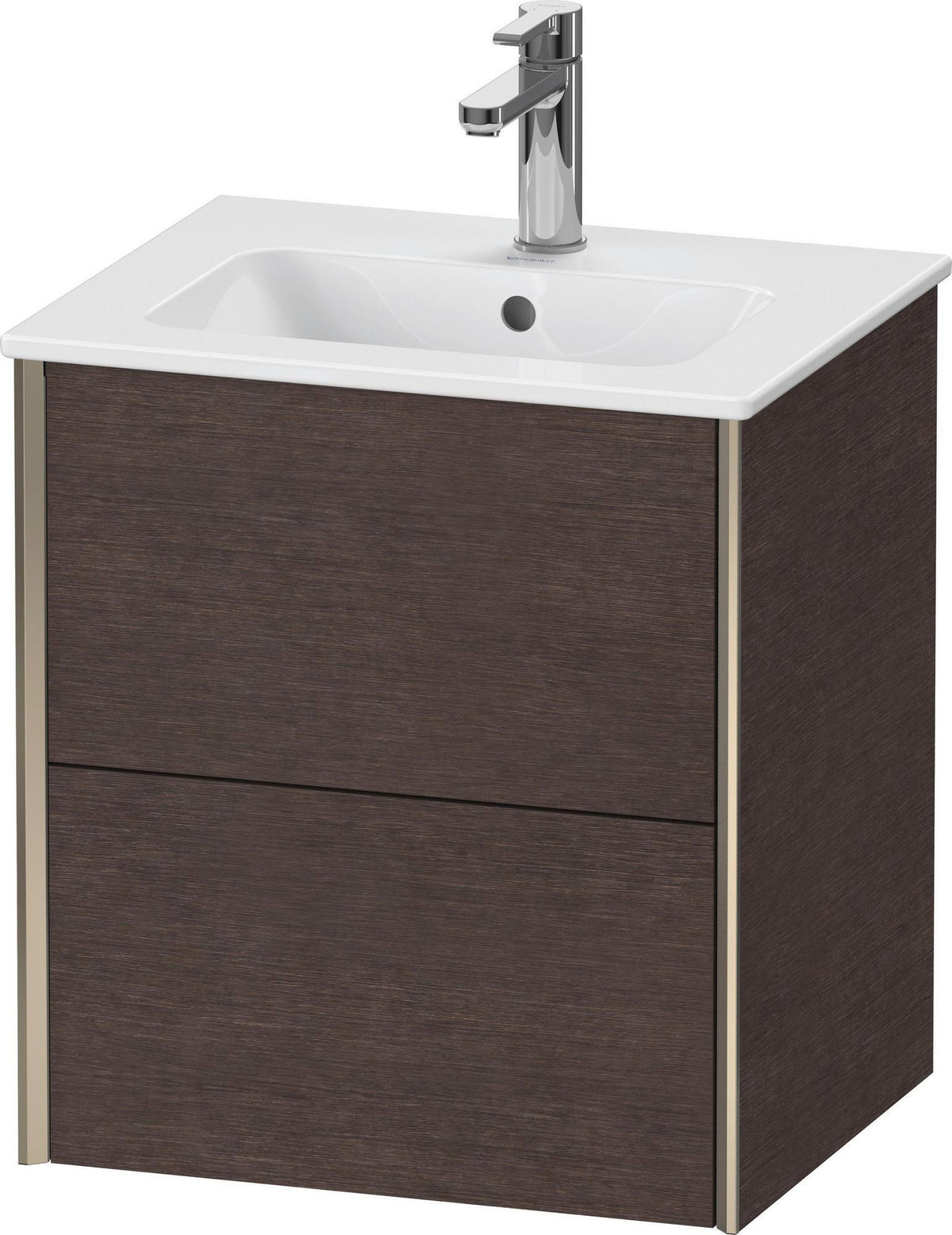 DURAVIT XViu Waschtischunterbau wandhängend 510 mm mit 2 Schubkästen und Tip-on Technik