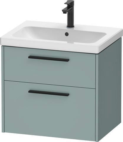 DURAVIT D-Code 2.0 Wandhängender Waschtischunterbau 634 mm Eiche mit Soft-Close