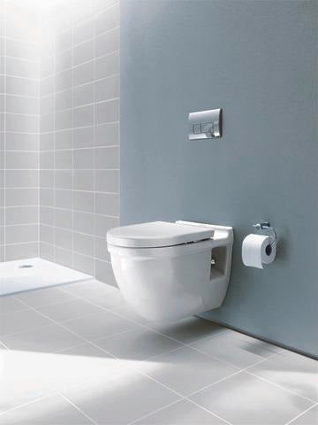 DURAVIT WC-Sitz Starck 3 Vital, Duroplast, Edelstahl-Scharniere, weiß, ohne Absenkautomatik