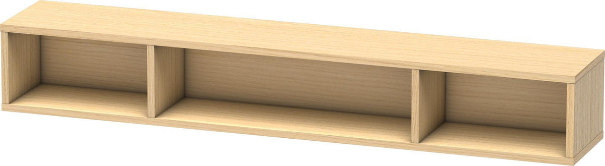 DURAVIT L-Cube Regalelement 800 mm, 3 Fächer, betongrau matt, wandhängend