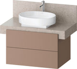 DURAVIT Balcoon Konsolenwaschtischunterbau 800 mm mit 2 Schubkästen, Tip-on Technik und Soft-Close-System