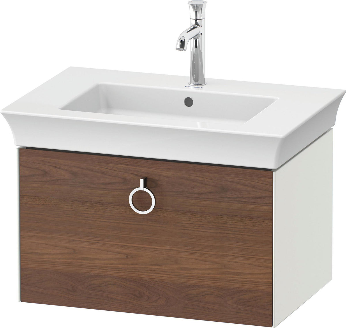 DURAVIT White Tulip Waschtischunterbau wandhängend 684 mm mit Auszug und Innenbeleuchtung