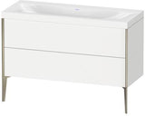 Duravit Möbelwaschtischset XVIU 1200x480mm Chaos mit Unterbau und Raumsparsiphon