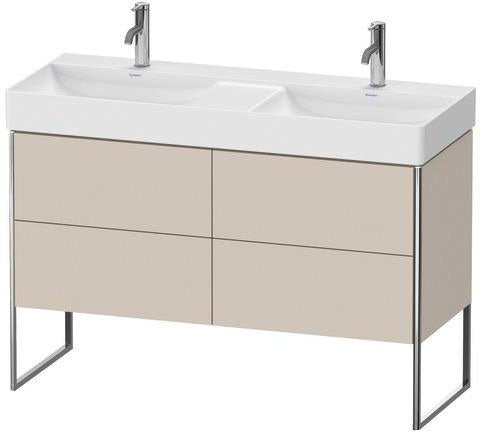 Duravit Waschtischunterbau XSquare 731x1184x460 mm, 4 Auszüge, weiß matt, für DuraSquare