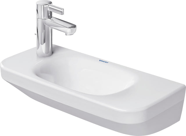 DURAVIT DuraStyle Handwaschbecken 500 mm, weiß, mit Hahnloch links, ohne Überlauf