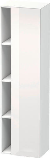 DURAVIT DuraStyle Hochschrank 360x500x1800mm, 1 Tür links, weiß matt – Wandhängend mit Soft-Close