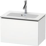 DURAVIT L-Cube Waschtischunterbau 620 mm, 1 Auszug, Weiß Matt, Wandmontage