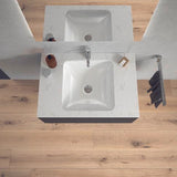 DURAVIT Einbauwaschtisch Starck 3 430 mm Weiß mit Überlauf und WonderGliss