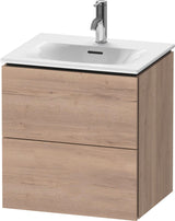DURAVIT L-Cube Waschtischunterbau 520 mm weiß matt – 2 Schubkästen, wandhängend