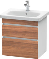 DURAVIT DuraStyle Waschtischunterbau wandhängend 580 mm mit 2 Schubkästen, weiß matt