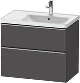 Duravit D-Neo Waschtischunterbau 784 mm Eiche Schwarz Bronze, wandhängend, 1 Auszug
