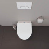 Duravit No.1 WC-Sitz Weiß ohne Absenkautomatik mit Edelstahl-Scharnieren