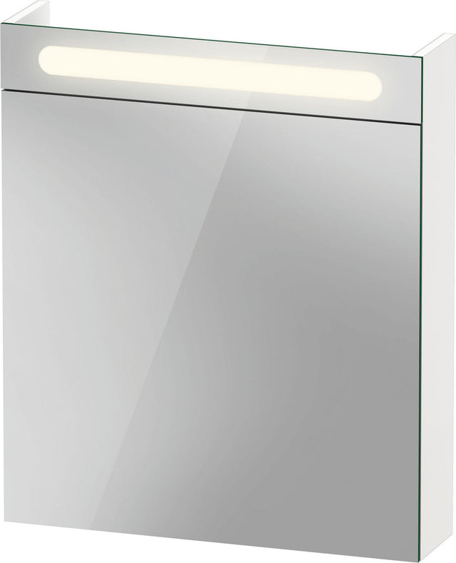 Duravit No.1 Spiegelschrank 700x600x148mm mit LED-Beleuchtung, Front- und Innenspiegel, links