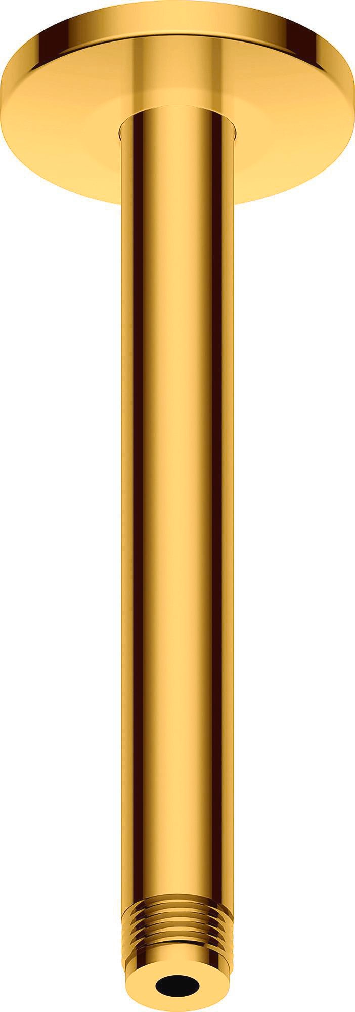DURAVIT Brausearm L 200mm Deckenmontage Rosette rund Gold Poliert