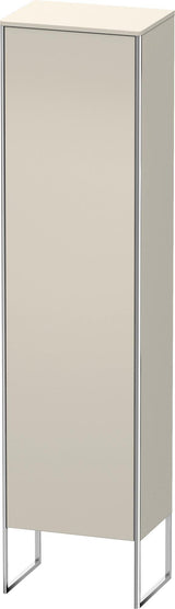 DURAVIT XSquare Hochschrank 2016 mm basalt matt, Tür rechts, Tip-On, bodenstehend