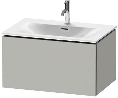 Duravit L-Cube Waschtischunterbau 720 mm taupe supermatt mit Tip-On-Technik