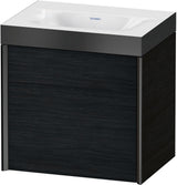 Duravit XViu Waschtischunterbauset 460 mm, 1 Tür, Eiche Schwarz, wandhängend
