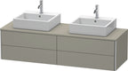 steingrau seidenmatt / Mitteldichte Faserplatte (MDF) / grau